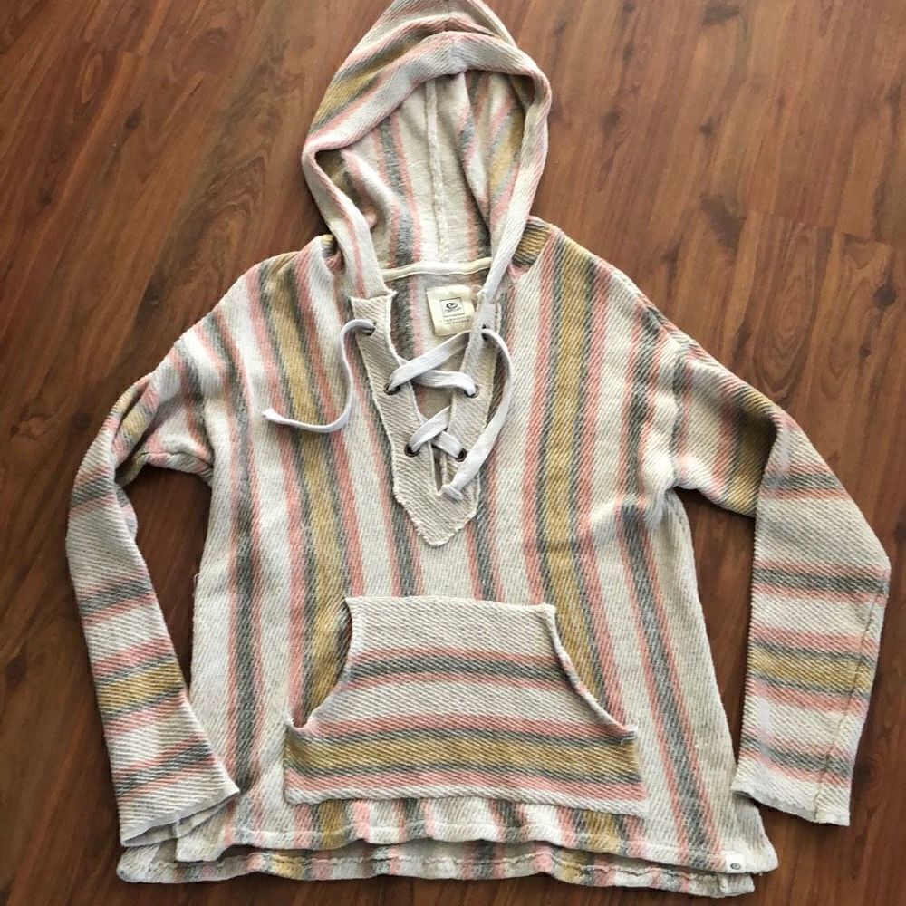 RipCurl surf side hoodie women’s poncho L